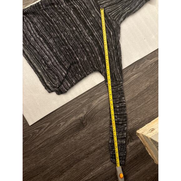 Sweet-N-Sinful Pullover Black/White Hoodie Sweater M Comfy Casual Cozy Cabincore - Picture 9 of 10